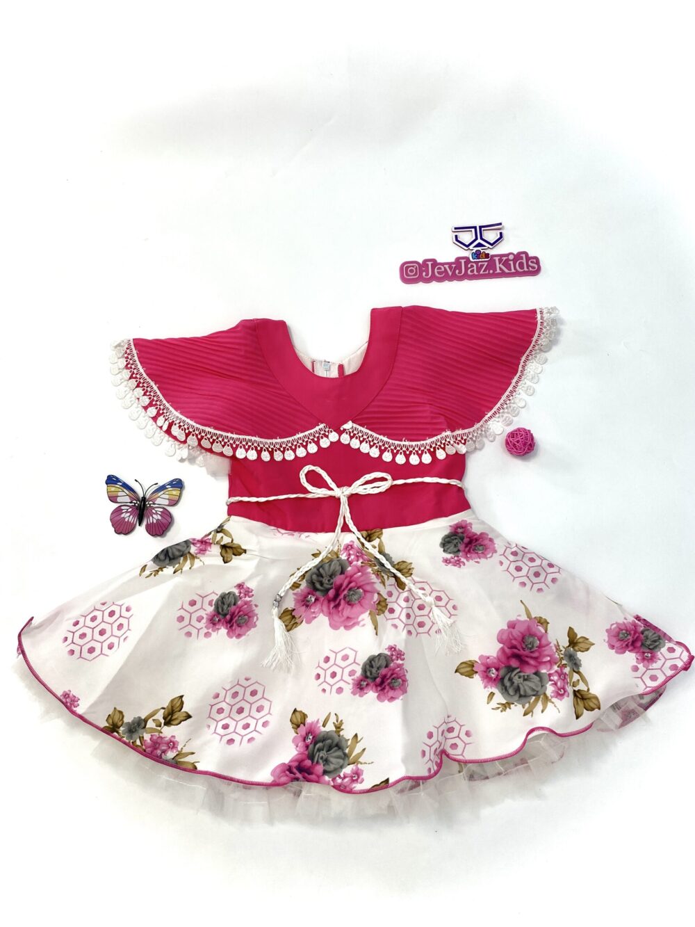 I LOVE YOU DRESS WITH ROPE(Pink)
