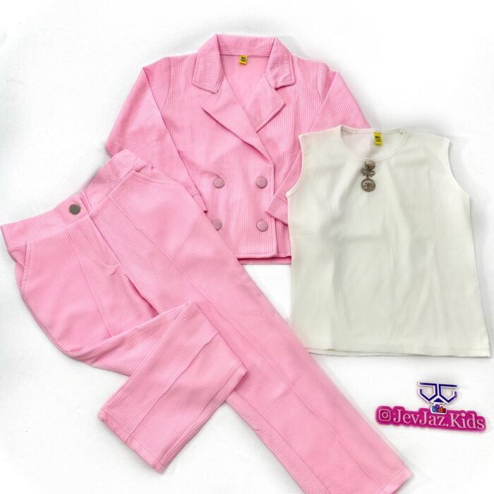 3PCS, JACKET, TROUSER & TOP