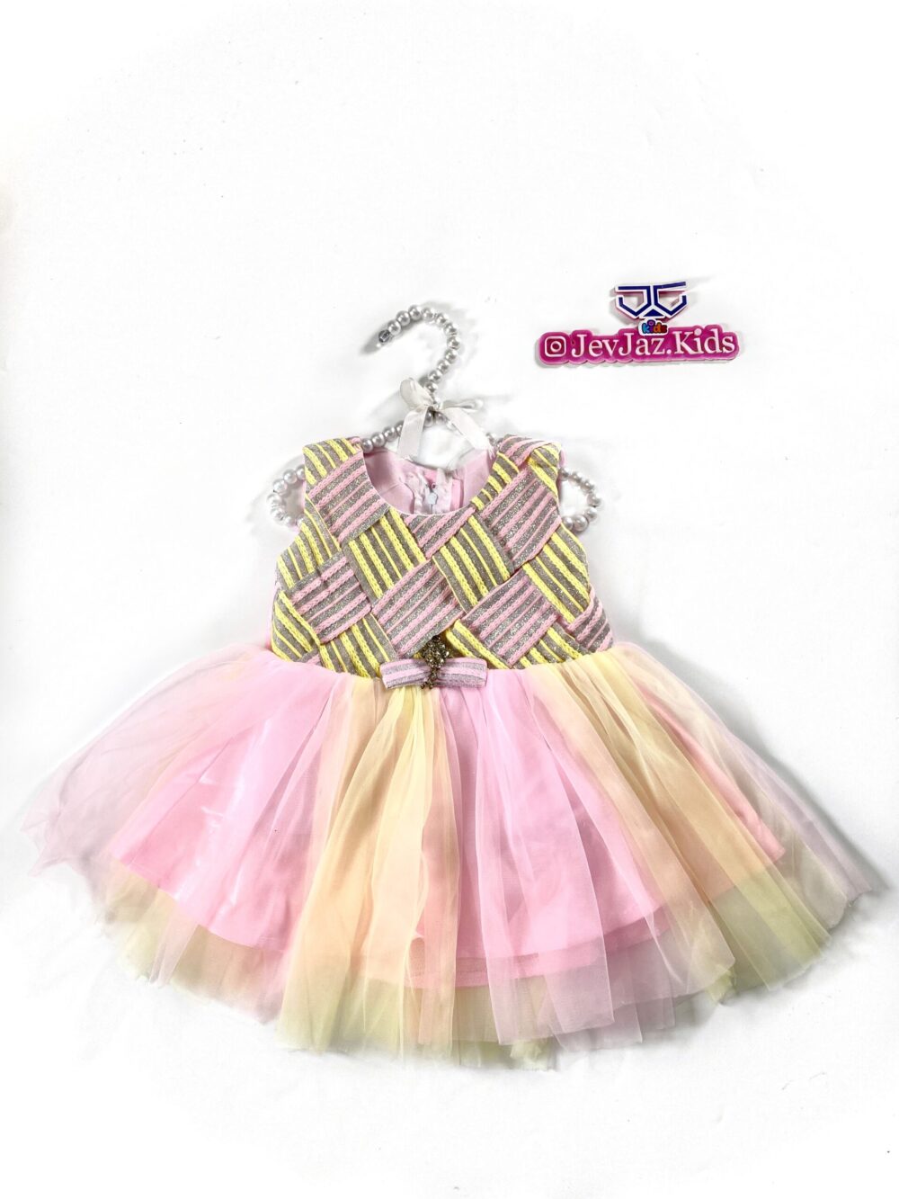 MULTI-COLOR 2 TONE DRESS (Pink)
