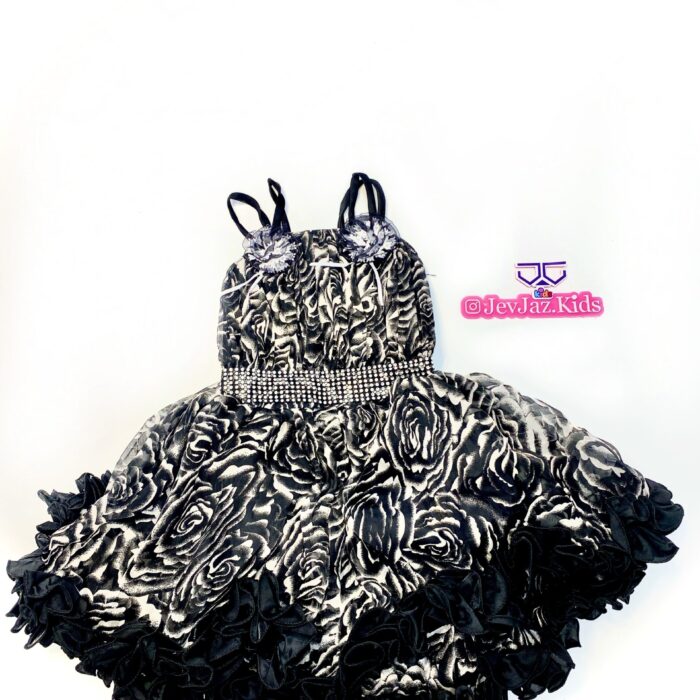 DOUBLE STRAP DRESS WITH RUFFLE FLARE(White)