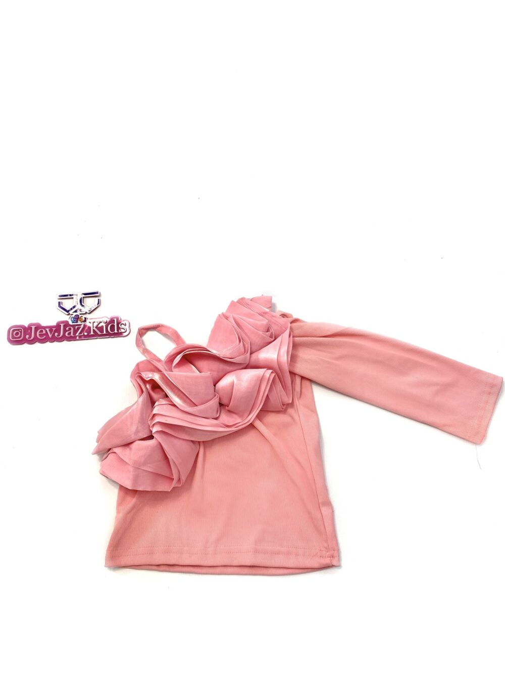 RUFFLE MONO SLEEVE(Pink)