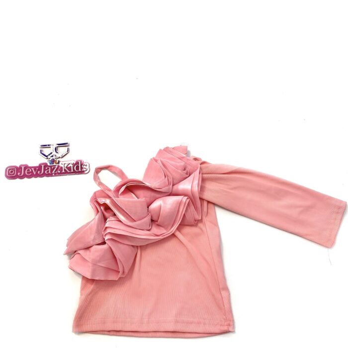 RUFFLE MONO SLEEVE(Pink)