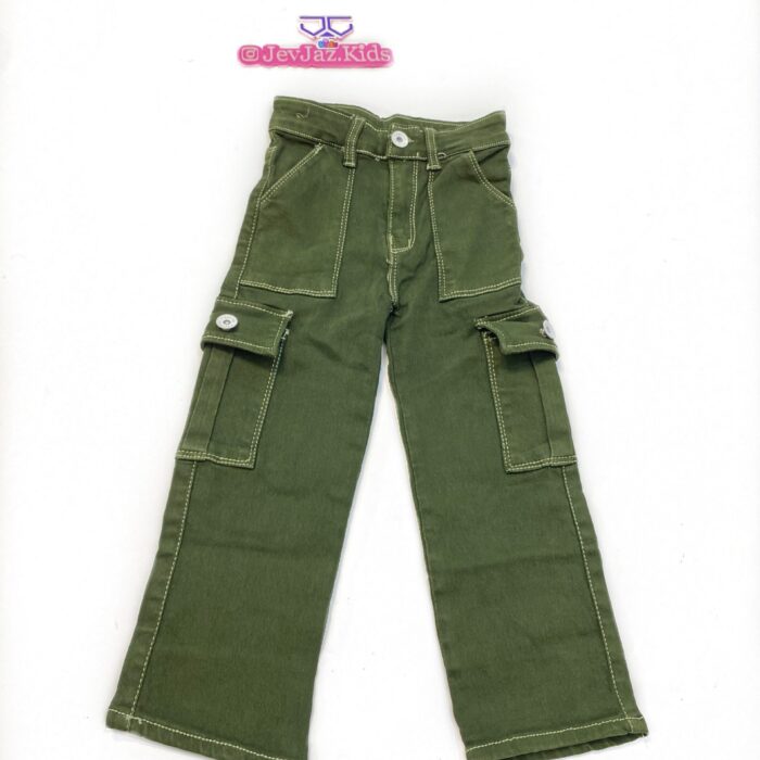 CARGO ARMY GREEN DENIM