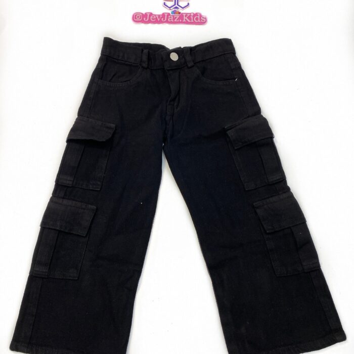 CARGO BLACK DENIM