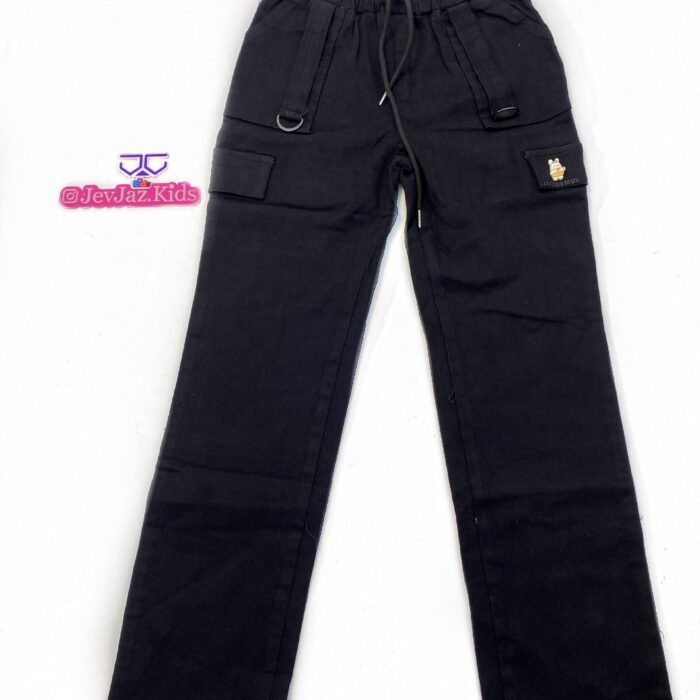 CARGO DENIM BLACK (TOY POCKET)