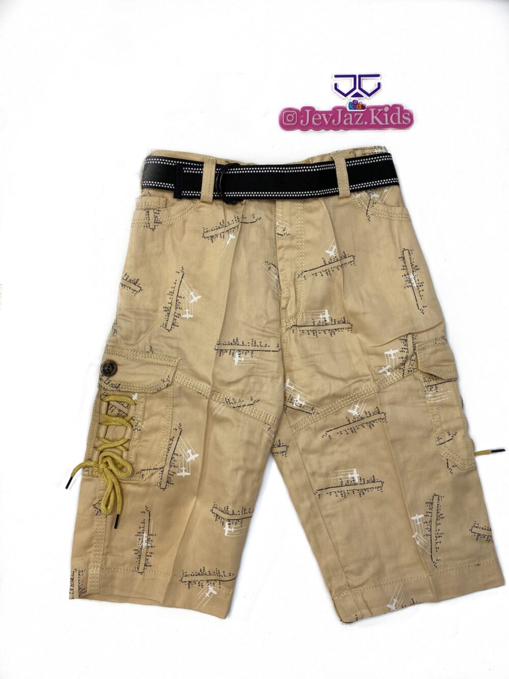 3 QUARTER SHORT WITH BELT (Carton)