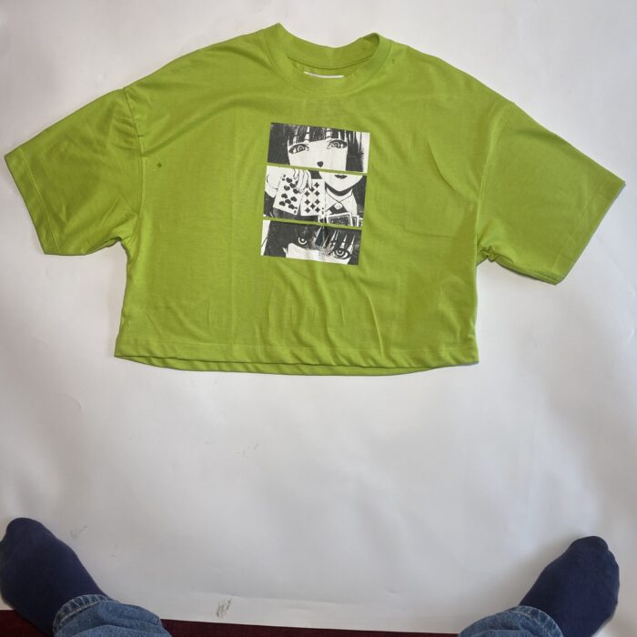 GREEN CROP SHIRT