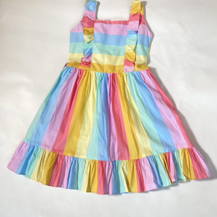 MULTICOLOURED CHECK DRESS