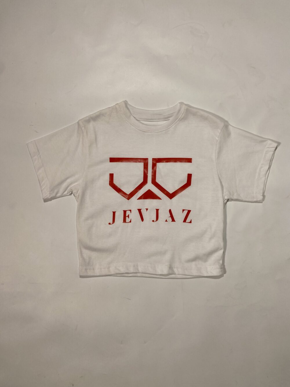 JEVJAZ OVERSIZED CROP SHIRT WHITE