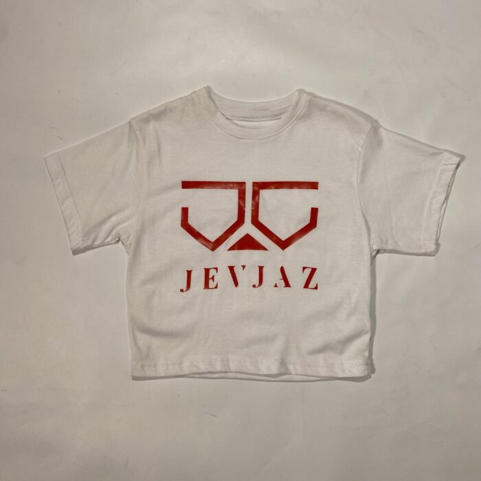 JEVJAZ OVERSIZED CROP SHIRT WHITE