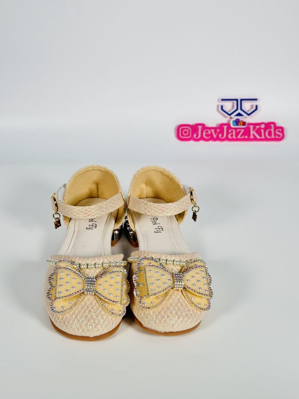 BEAUTIFUL SHINNY SHOES "Gold" - Image 3