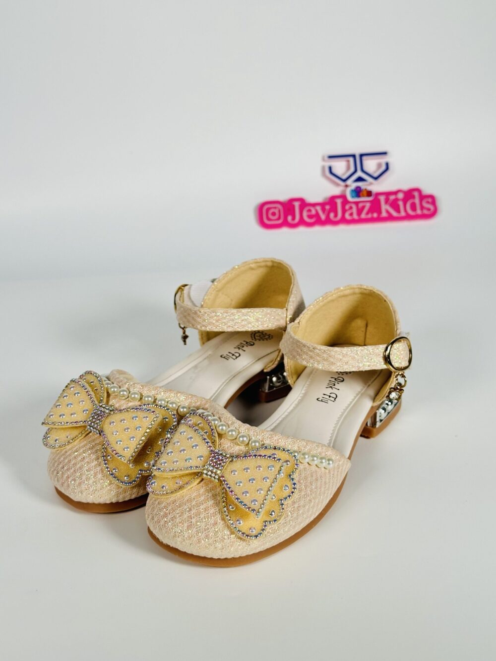 BEAUTIFUL SHINNY SHOES "Gold" - Image 2