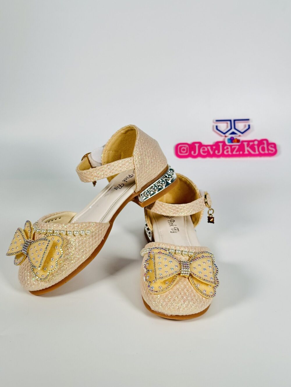 BEAUTIFUL SHINNY SHOES "Gold"
