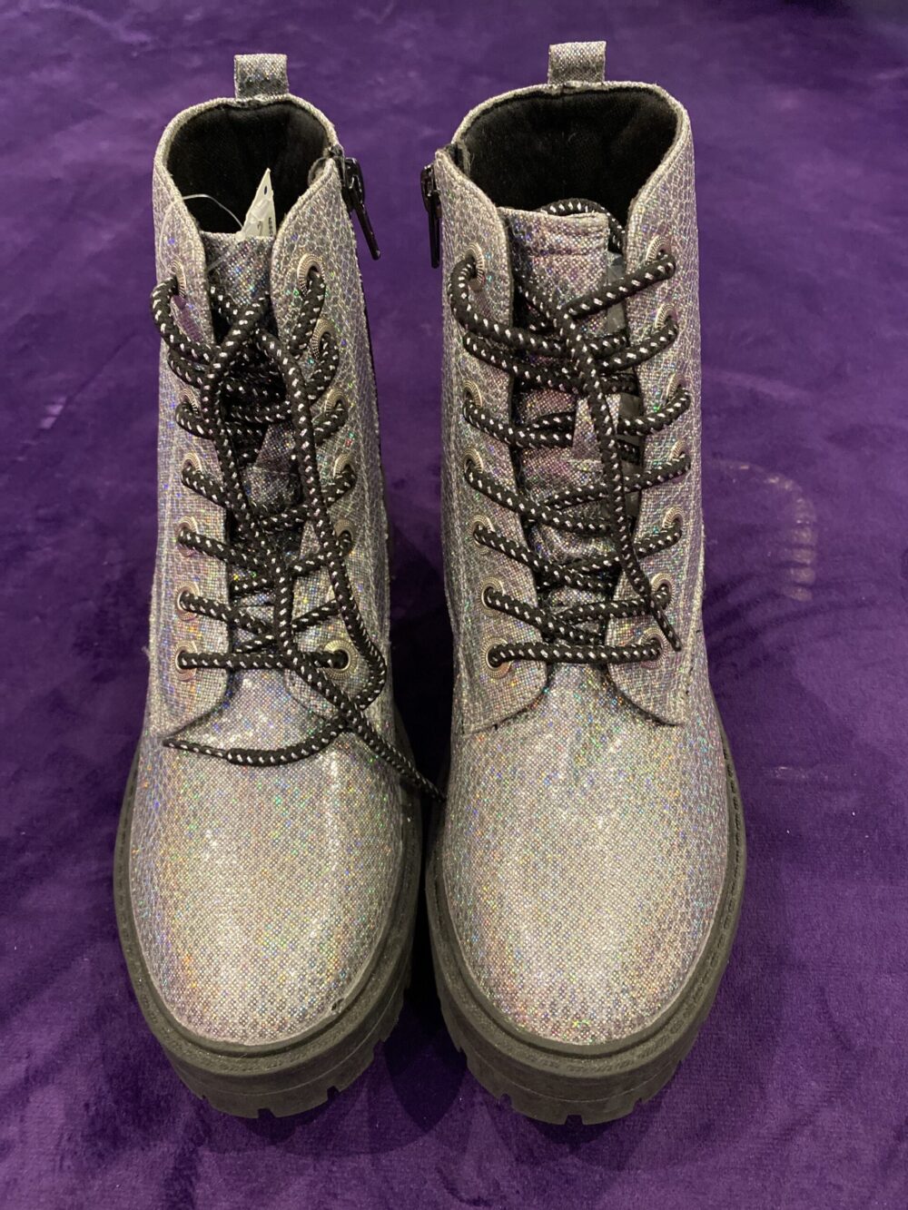 DISCO GLITTER SPARKLING BOOT SIDE ZIPPER - Image 3