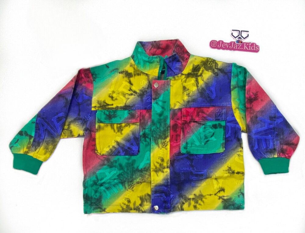 MULTICOLOURED DENIM JACKET