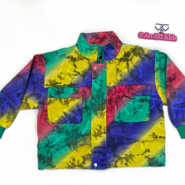 MULTICOLOURED DENIM JACKET