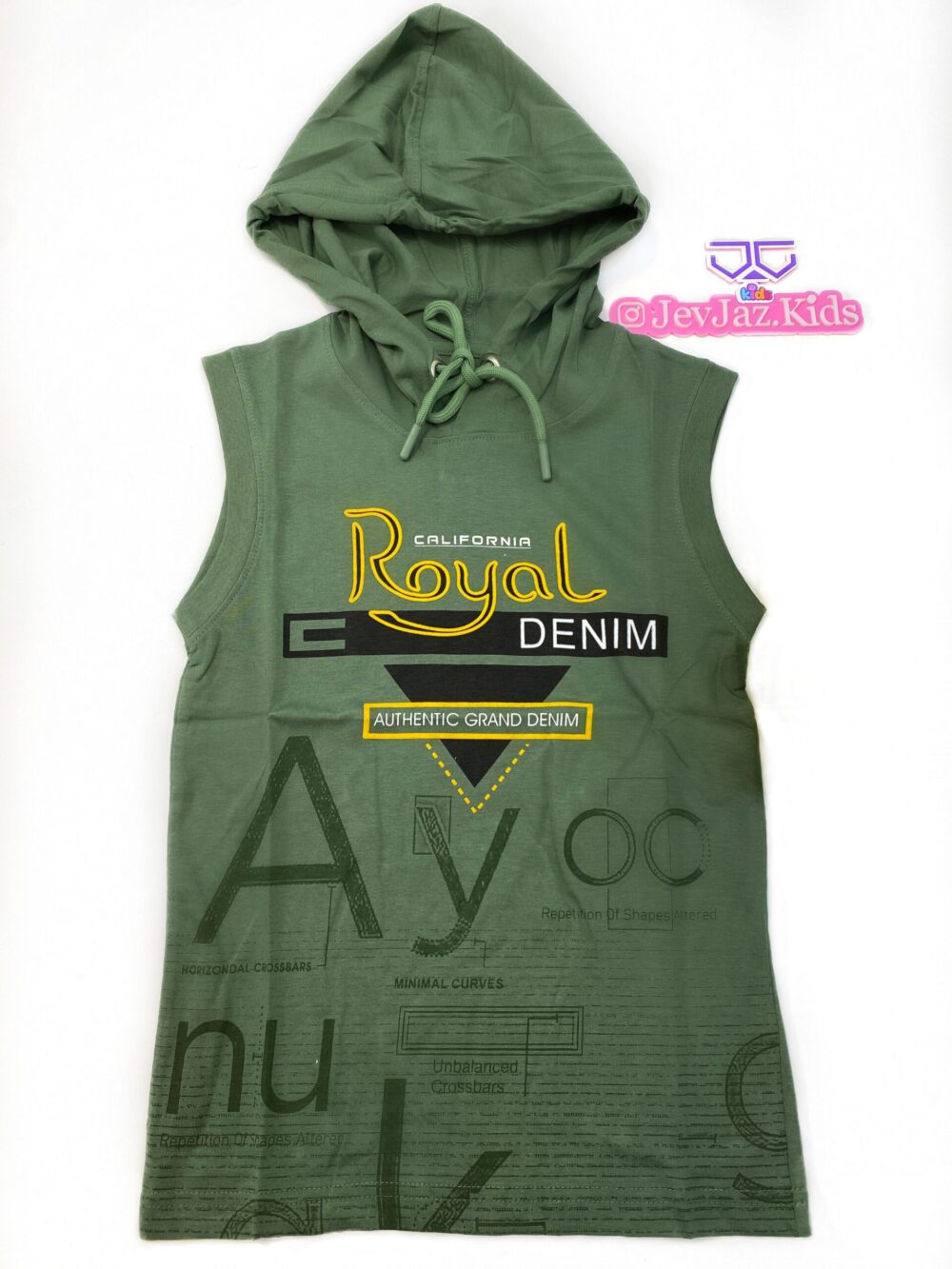 SLEEVELESS HOODIE SHIRT MULTICOLOUR