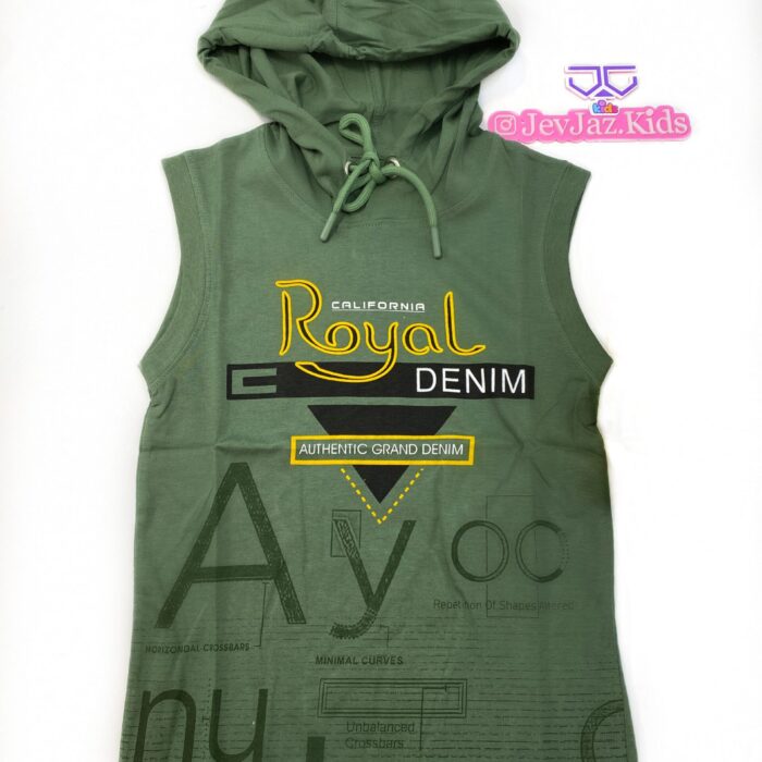 SLEEVELESS HOODIE SHIRT MULTICOLOUR