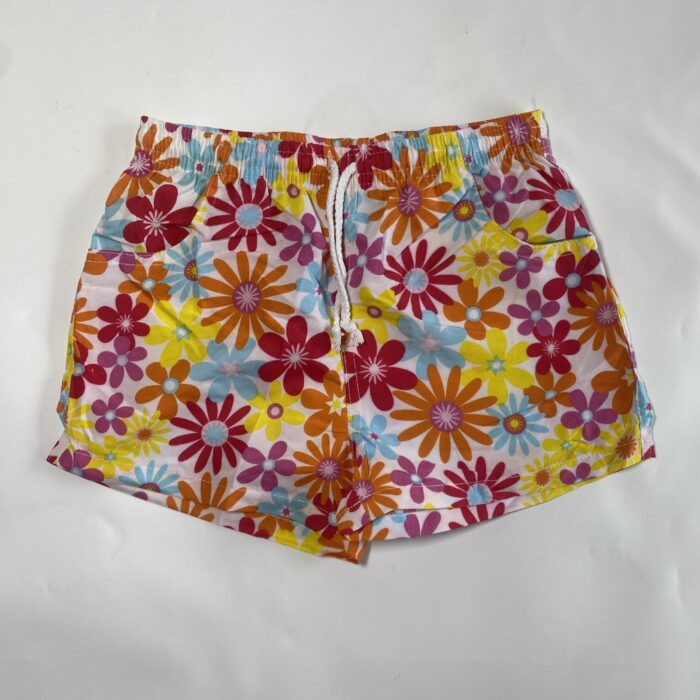 MULTICOLOURED FLORA SWIM SHORT