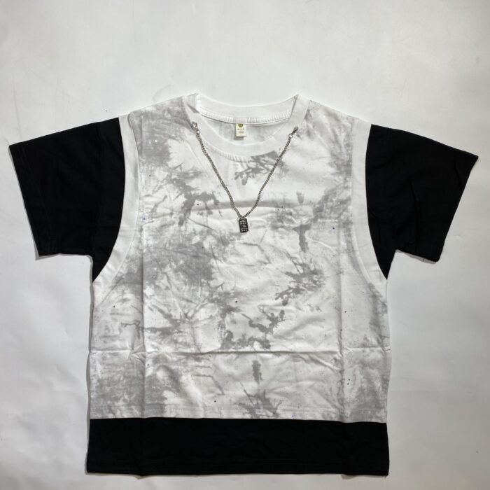 YOU VS YOU CHAIN T-SHIRT WHITE AND BLACK