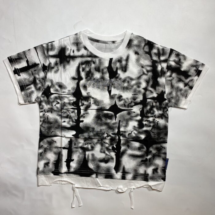 BLACK WHITE SHIRTS HAPPY STONES