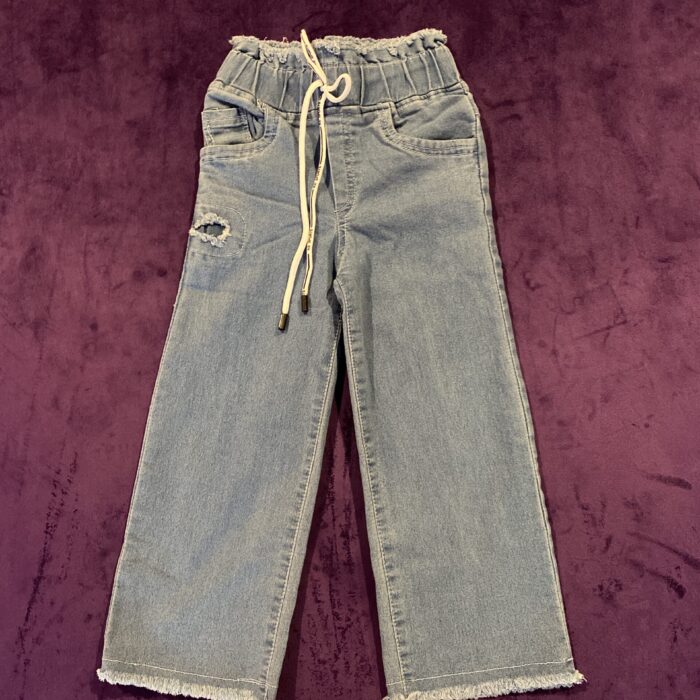 DENIM JEANS WITH ROPE