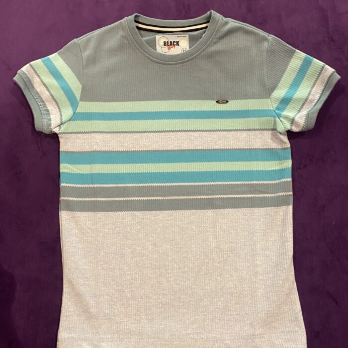 BLACK BOY STRIPES T-SHIRT RN