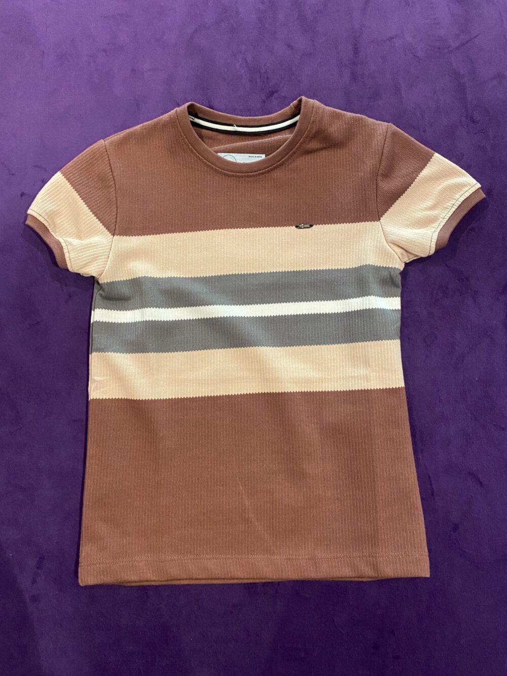 BLACK BOY STRIPES T-SHIRT RN - Image 6