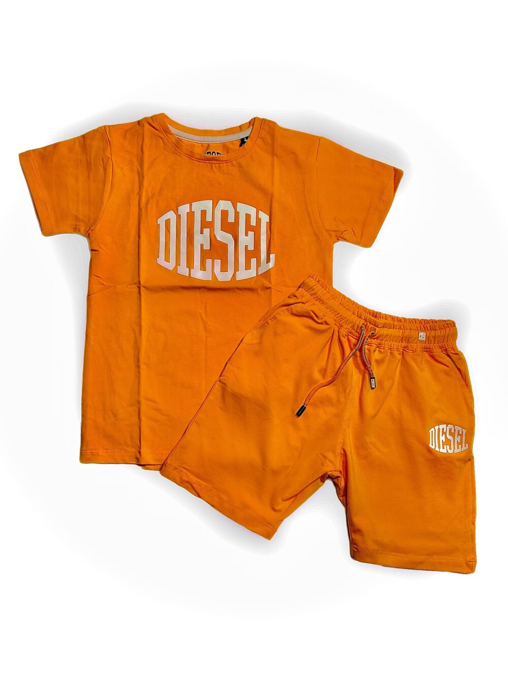 2PCS DIESEL ORANGE TOP/SHORT