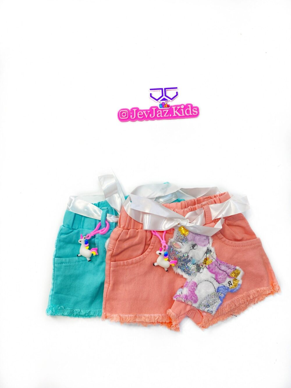 DENIM PEACH SHORT UNICORN - Image 2