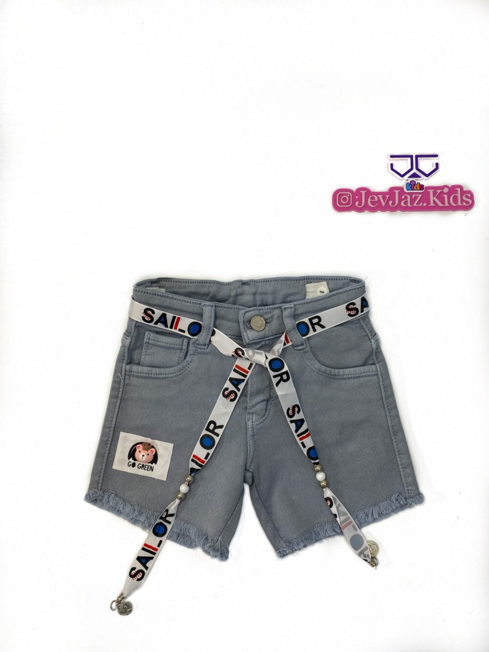 SAILOR DENIM SHORT (Grey)