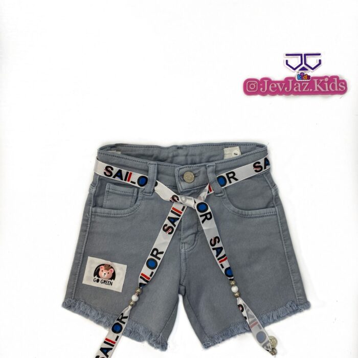 SAILOR DENIM SHORT (Grey)