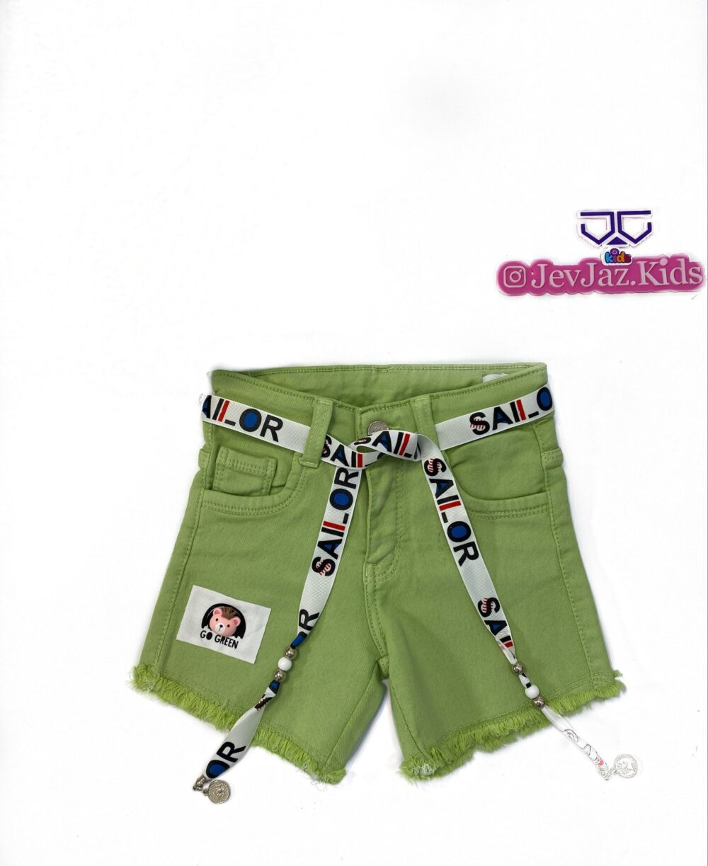 SAILOR DENIM SHORT (Green)