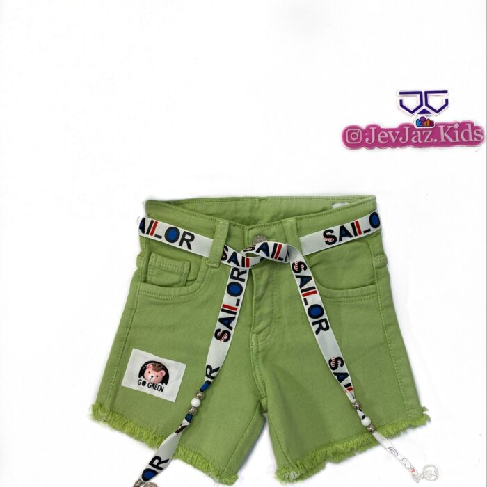 SAILOR DENIM SHORT (Green)
