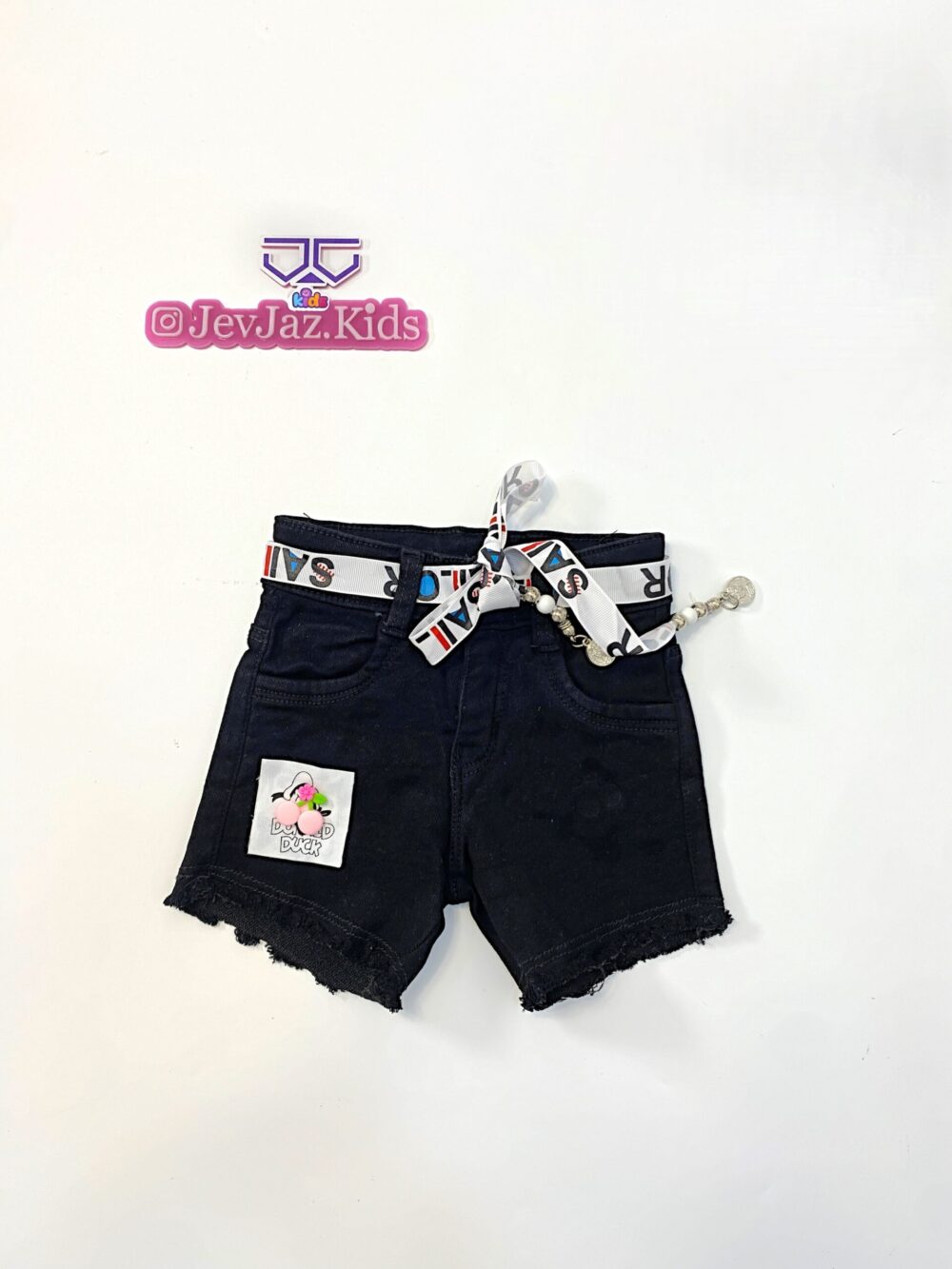 SAILOR DENIM SHORT (Black)