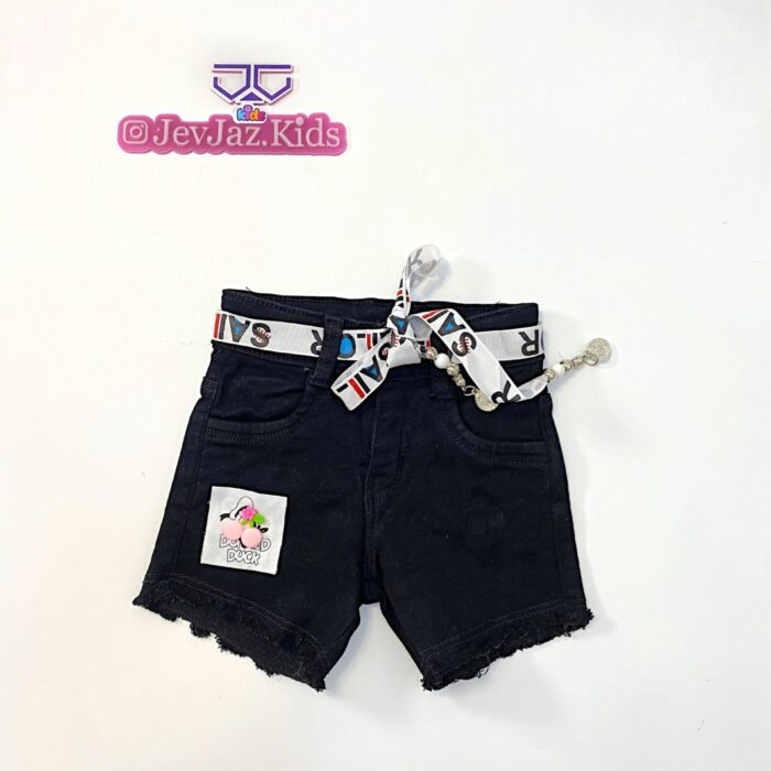 SAILOR DENIM SHORT (Black)