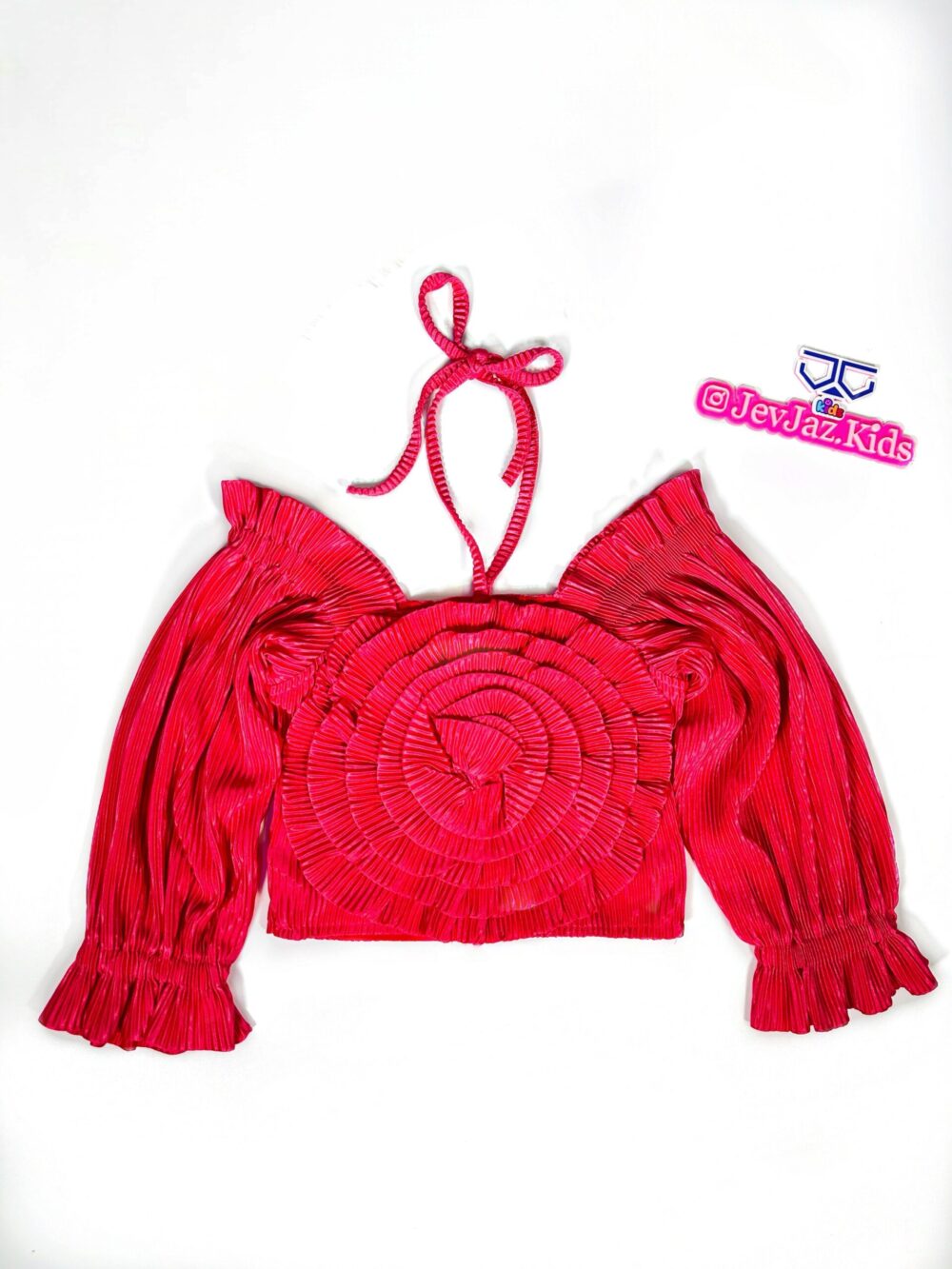 ROSE PLEATED TOP(Pink)
