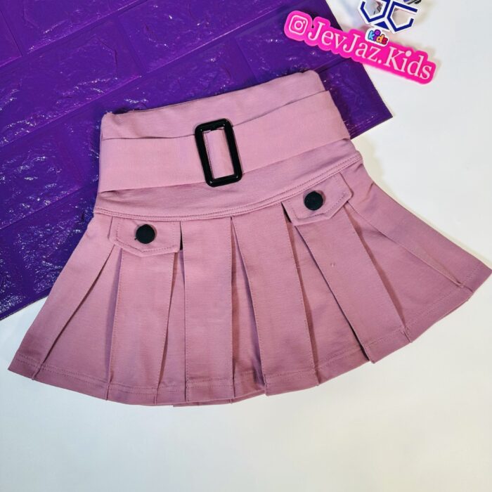 PLEATED SKIRT (Pink)