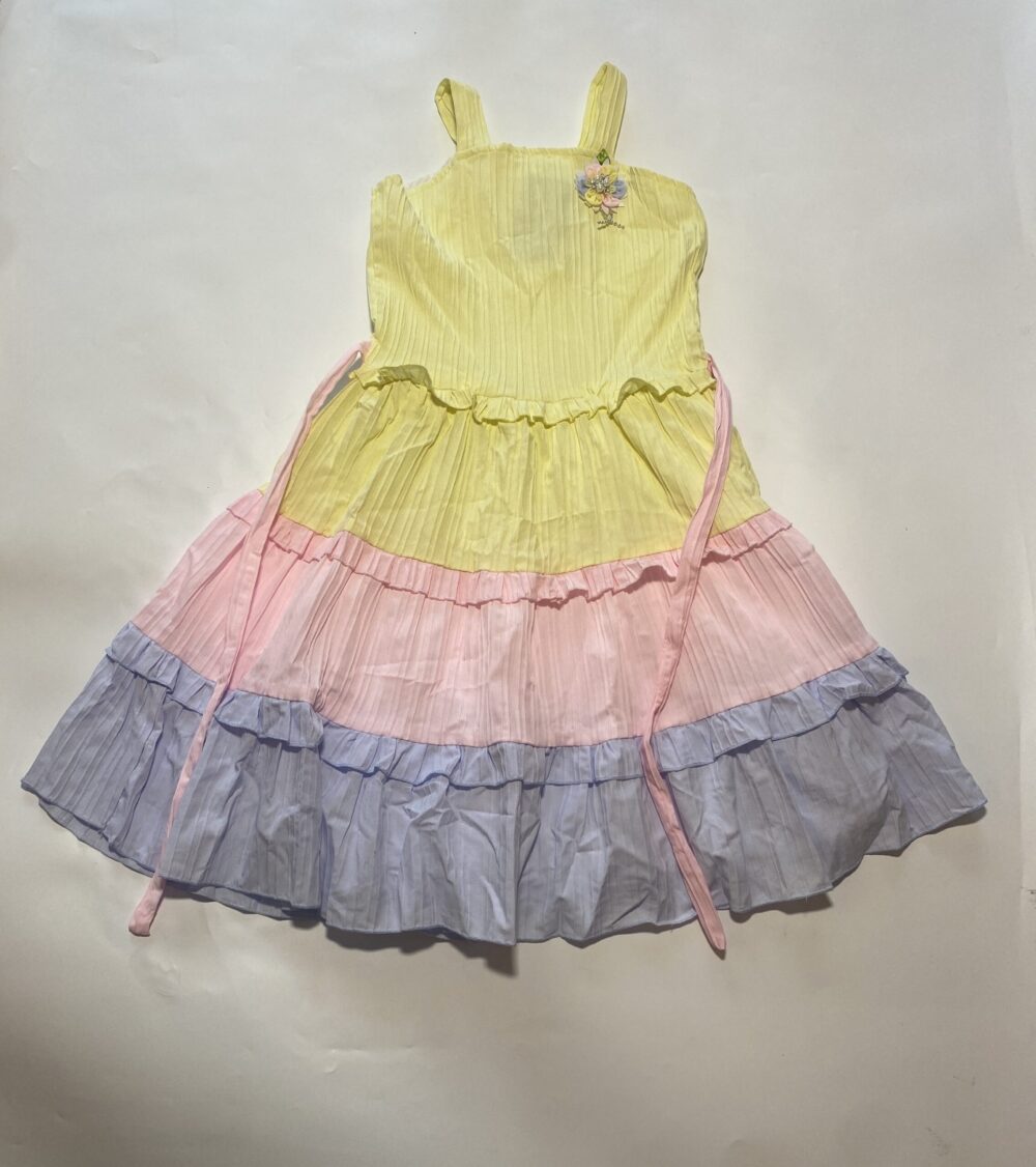 3 TONE DRESS Y/P/B. MATHUDI