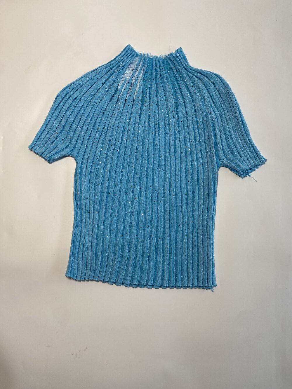 PLEATED TOP WITH SHINNY STONES - Image 2