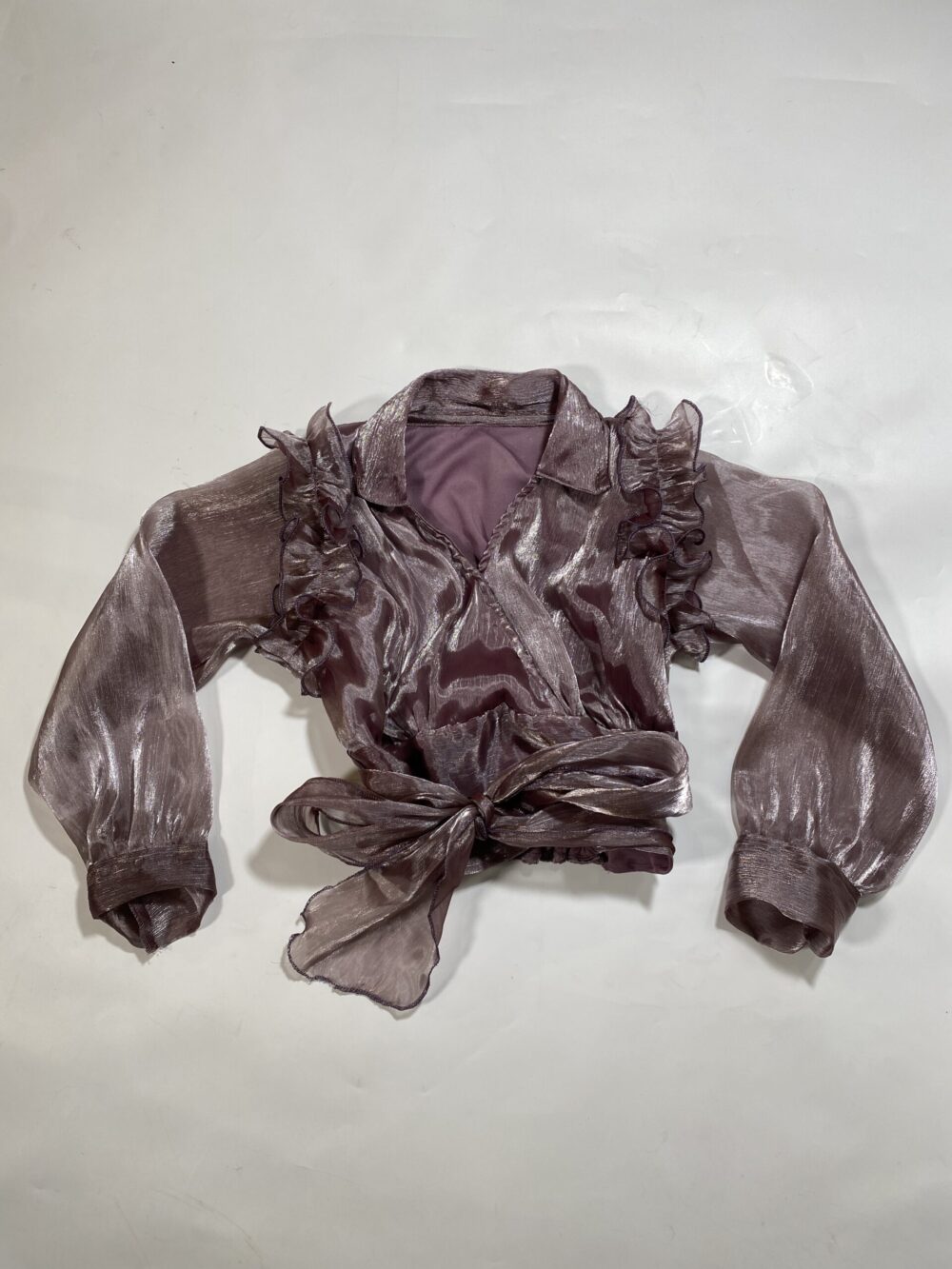 SHINNY ORGANZA TOP - Image 5