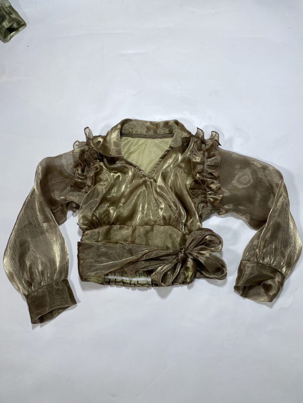SHINNY ORGANZA TOP - Image 4