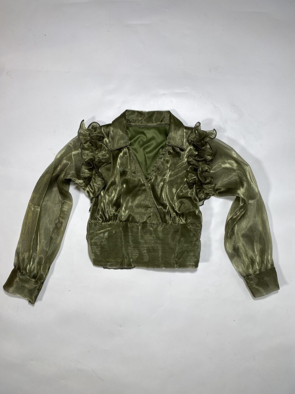 SHINNY ORGANZA TOP - Image 2