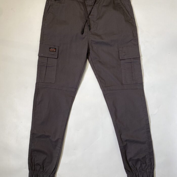 GREY CARGO PANTS