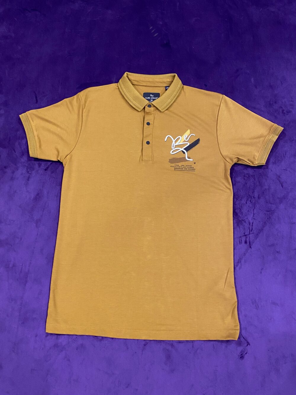 RARE URBAN MUSTARD POLO