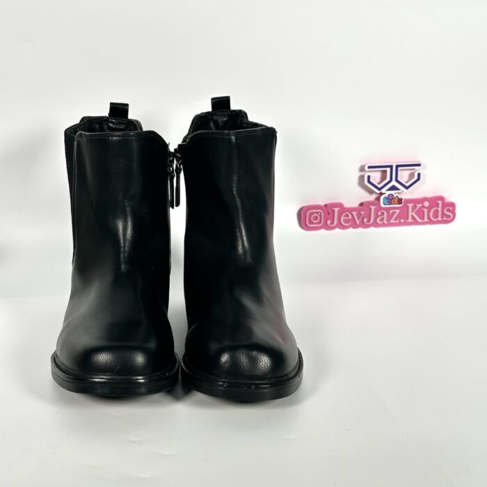 BLACK BOOT (STARS) SIDE ZIP