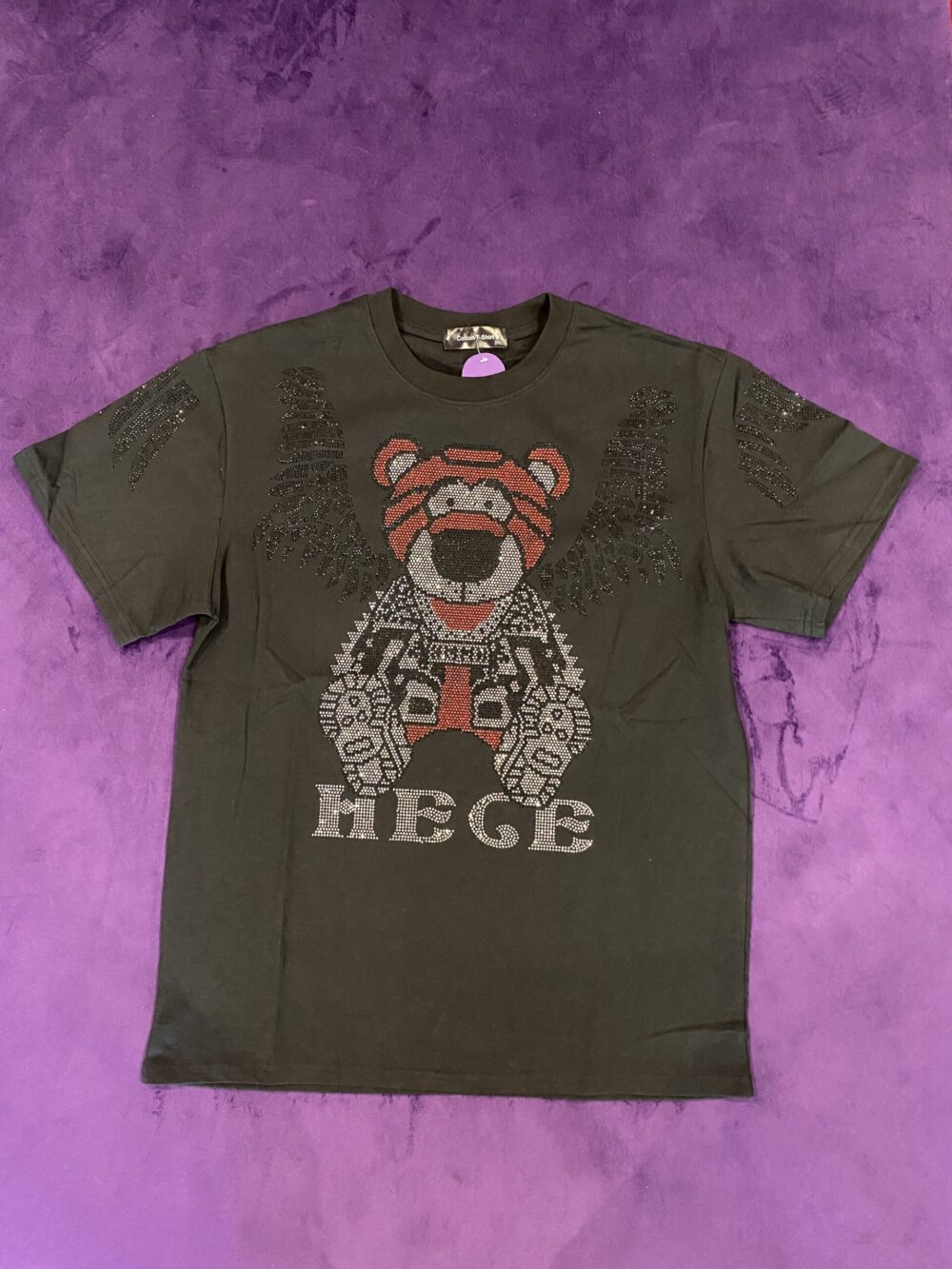 STONE BEAR T-SHIRT BLACK