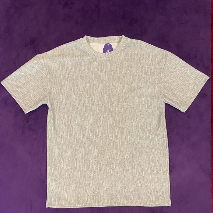 GREY SHINNY TOP