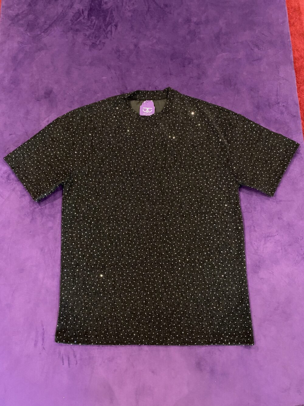 BLACK SHINNY TOP