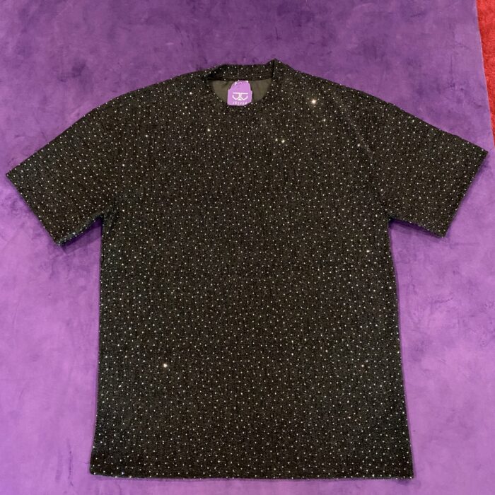 BLACK SHINNY TOP